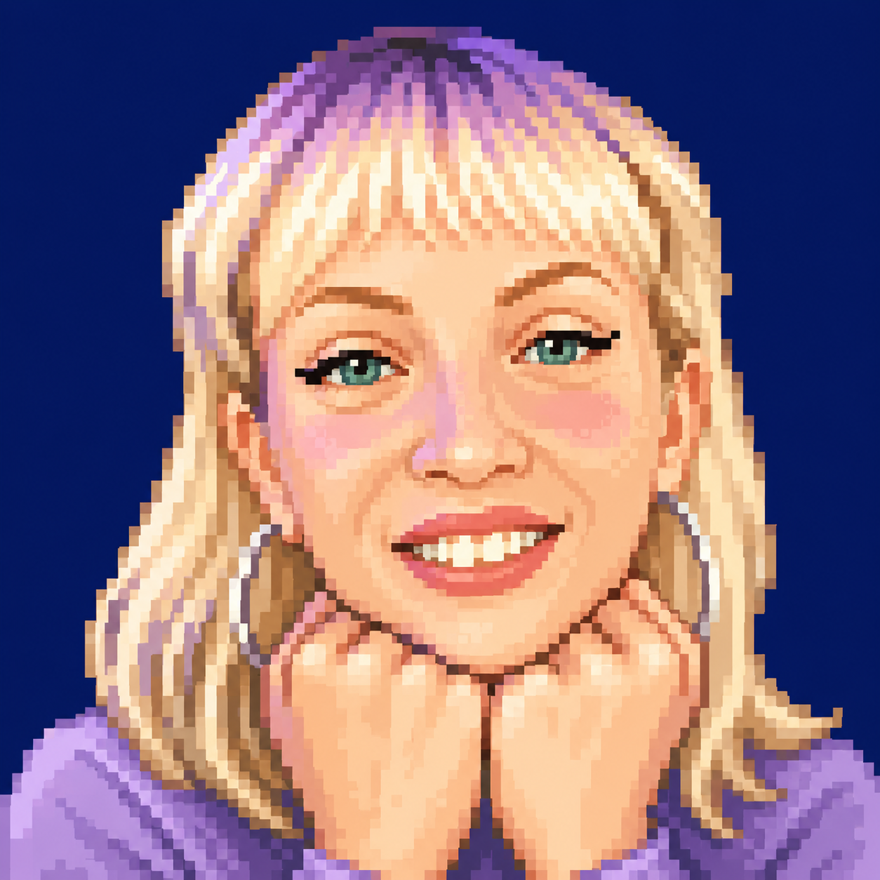 Elaine Robertson pixel portrait